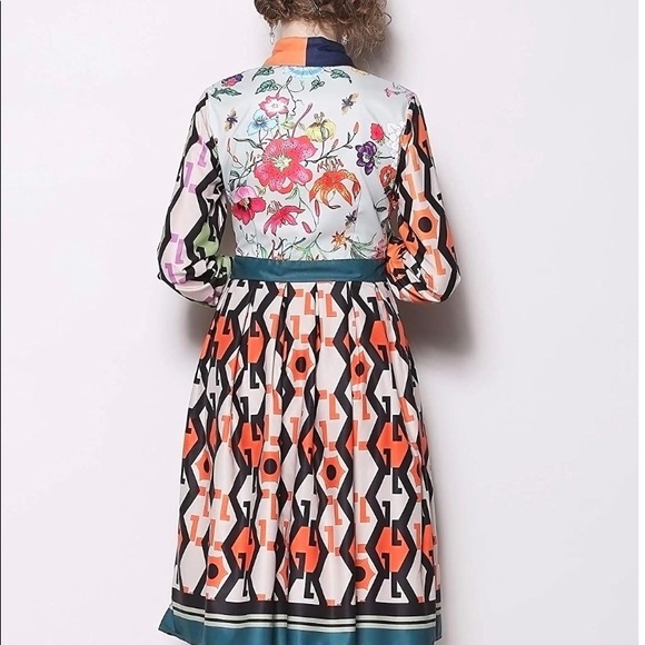 Printed dress, size 6, NWT. - Picture 4 of 4